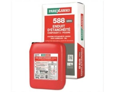 Enduit d'étanchéité liquide sous carrelage - 588 Parexlanko - Kit de 28,8 kg