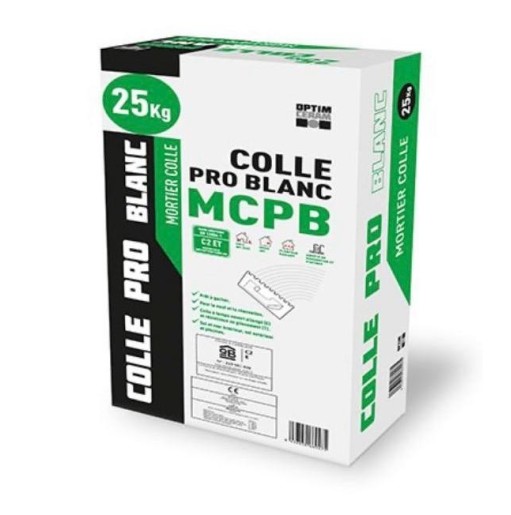 Ciment colle blanc pour pose travertin
